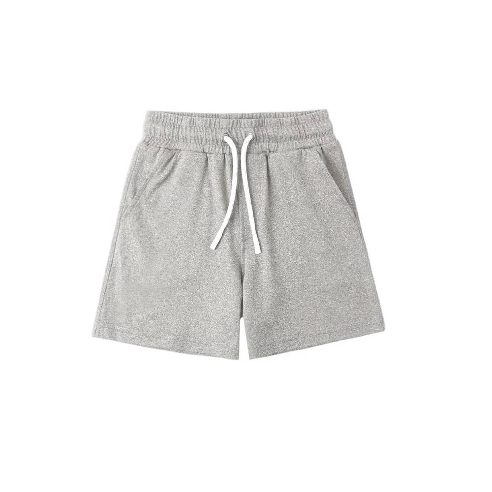 NEW RYLEE + CRU boy's oceanside tech short in heathered grey